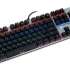 Клавиатура Oklick 970G Dark Knight,  USB, черный + серебристый [499578]